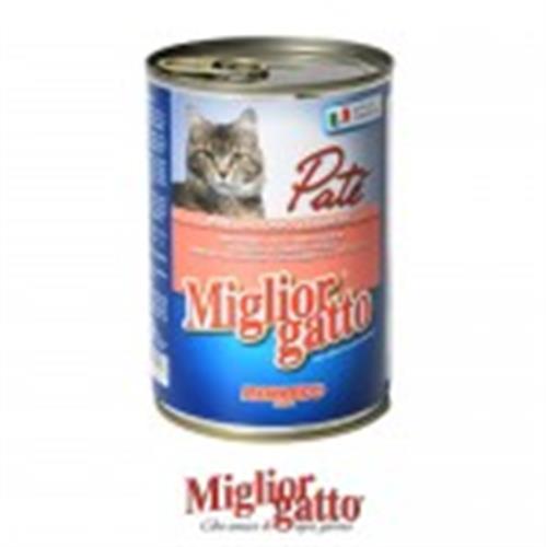 שימורים לחתול מיגליאור פטה סלמון 410 גרם בקופסה