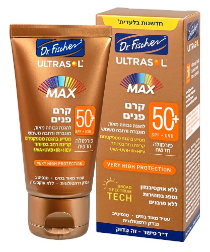 ד"ר פישר-קרם פנים MAX +SPF 50