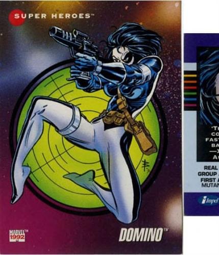 קלף בודד מארוול marvel - domino - Universe Series 3 - 19
