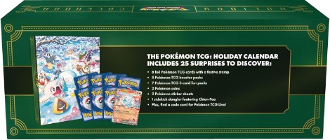 קלפי פוקימון מארז לוח שנה 2024 Pokémon TCG: Holiday Calendar