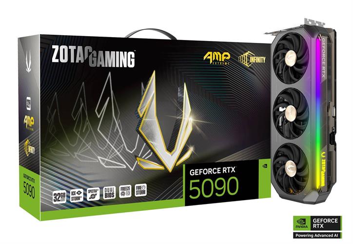 כרטיס מסך - ZOTAC GAMING GeForce RTX 5090 AMP Extreme INFINITY