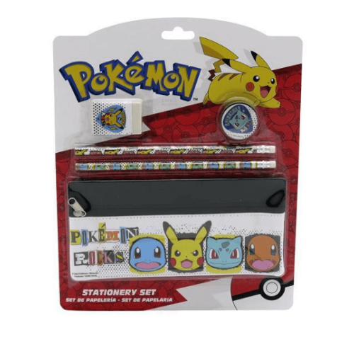 CYP Pokemon Stationery Set קלמר קנבס בית ספר של פוקימון