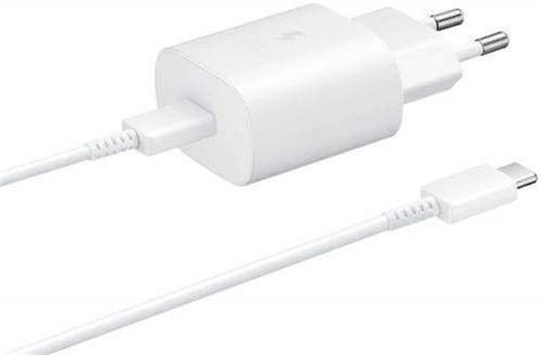 מטען קיר לבן Super Fast Charger 25W C010070502 Samsung