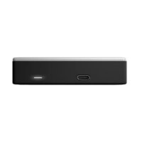 כונן חיצוני Western Digital 3.0 Ultra 4TB – מבט על צדו השחור המציג יציאת USB-C ונורית חיווי