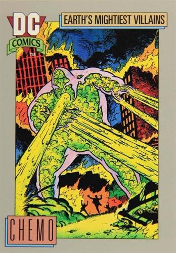 קלף בודד די.סי קומיקס DC Comics - Professor Norton, Chemo's Creator - Earth's Mightiest Villains - 86
