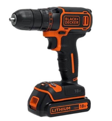 מקדחה/מברגה מבית בלאק אנד דקר Black+Decker BDCDC18
