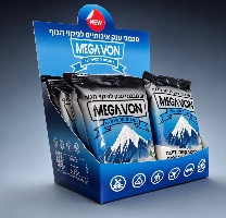 זוג מגבוני ענק איכותיים לניקוי הגוף Mega Von