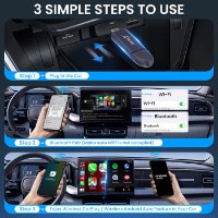 Mini5 SE PRO מתאם לרכב  CarPlay אלחוטי Carlinkit