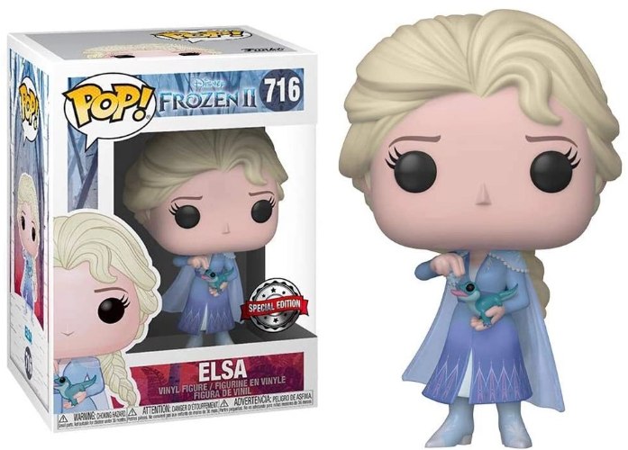 בובת פופ POP Disney: Frozen 2 - Elsa w/Salamander #716
