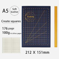 מחברת גריד A5 מעוצבת Creativity