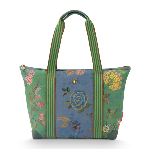 תיק צד ירוק גדול TILDA BODHI FLOWER מידות 66x20x44 ס"מ של חברת PIP STUDIO