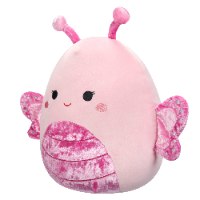 סקווישמלו בובה כרית רכה מוגו הפרפר ורוד 30 ס"מ Squishmallows