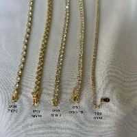 צמיד טניס 3 מ"מ| צמיד משובץ