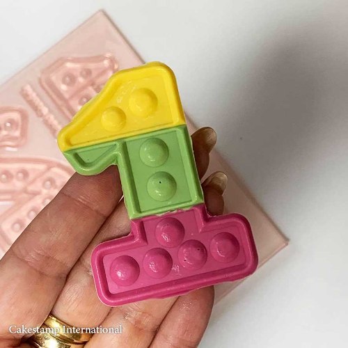 Pop It NUMBERS Cake Decorating Mould / Pop It Party Cake Pop it mold Candy mold fidget toy mold