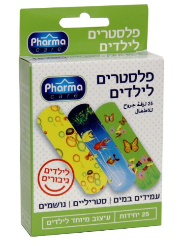 מארז פלסטרים לילדים 25 יח'