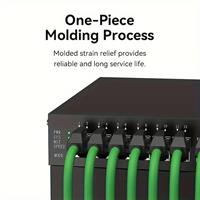 כבל רשת 3 מטר Vention CAT6a SFTP 3M Green