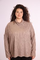 חולצת גולף קפה