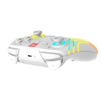 בקר גיימינג אלחוטי צבע לבן עבור Turtle Beach Afterglow Wave Wireless Controller Nintendo Switch 2 – לבן עם פסי