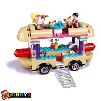 לגו חברות פארק שעשועים דוכן נקניקיות - LEGO FRIENDS 41129