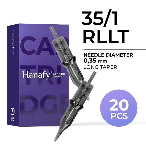 סט 20 מחטים 35/1 RLLT של Hanafy