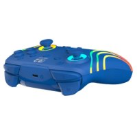 בקר גיימינג אלחוטי צבע כחול עבור Turtle Beach Afterglow Wave Wireless Controller Nintendo Switch 2 – בקר כחול בודד עם תאורת