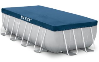 כיסוי עליון כחול INTEX לבריכה אולטרה מלבנית 200*400 דגם 28037