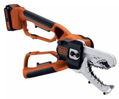 Black+Decker GKC1000L-QW – מסור נטען מקצועי לגיזום עצים ושיחים.