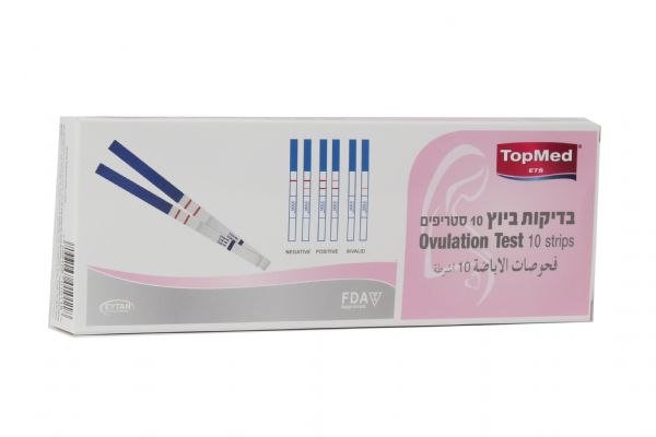 TOPMED בדיקות ביוץ 10 סטריפים