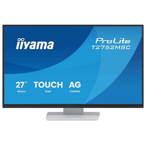 מסך מגע IIYAMA 27" ProLite IPS FHD PCAP 10pt Touch White