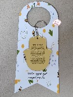 חמסה  פרספקט מחזיק מפתחות עם הקדשה אישית