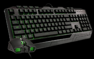 סט גיימינג Cooler Master Devastator 3 Plus - מקלדת ועכבר RGB Coolermaster