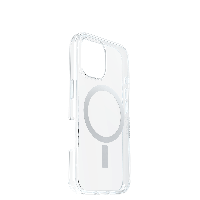 כיסוי OtterBox Symmetry ל- iPhone 16 תומך ב MagSafe צבע שקוף