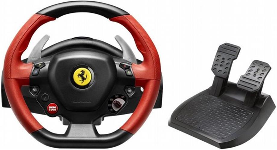 הגה מרוצים לאקס בוקס וואן וסירייס Thrustmaster Ferrari 458 Spider