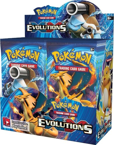 בוסטר בוקס קלפי פוקימון אבולושיינס ארט  Pokémon TCG: XY Evolutions Booster Box