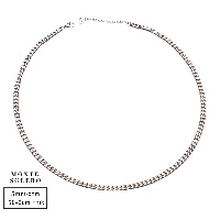 Cono necklace Silver 5mm