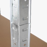 כוננית מתכת מחוזק 6 מדפים