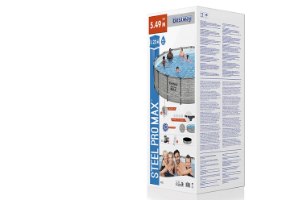 בריכת אולטרה עגולה בריקים MAX (549X122 סמ) 5618Y מבית BESTWAY
