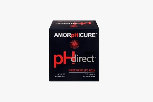 pH direct - אבקת סידן קרבונט אמורפי בשחרור מושהה - 300 מ"ג 60 יחידות AMORpHICURE