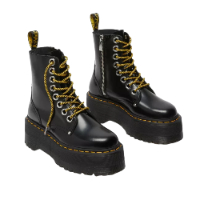 Jadon Max Platform Boots - BLACK