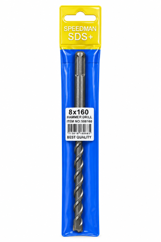 מקדח לפטישון ⁦SPEEDMAN SDS+⁩ – ⁦8×160⁩ מ״מ