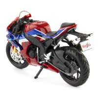 מאיסטו - דגם אופנוע הונדה סי בי אר  - MAISTO HONDA CBR1000RR-R Fireblade 2020 red 1:18