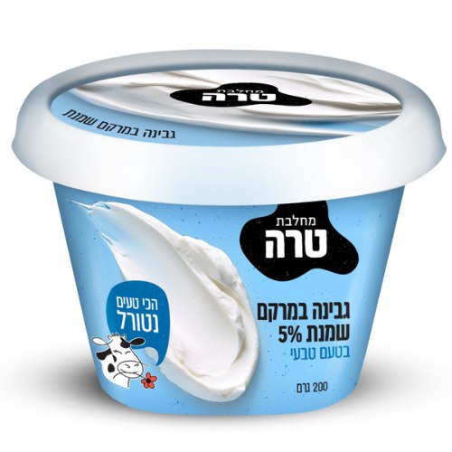 קרם גבינת שמנת 5% 200 גרם