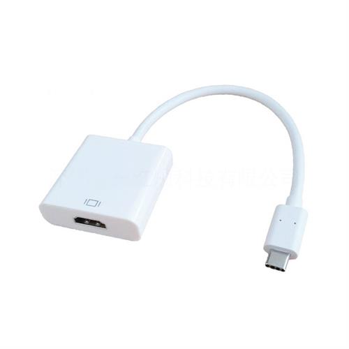 מתאם מחיבור USB 3.1 Type-C זכר לחיבור HDMI נקבה Gold Touch