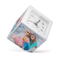 שעון קרוסלה מסתובב עם תמונות Photo Clock - מארז לא מושלם