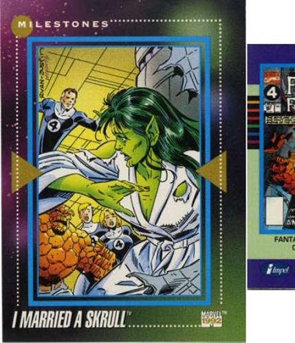 קלף בודד מארוול marvel - i married a skrull - Universe Series 3 - 192