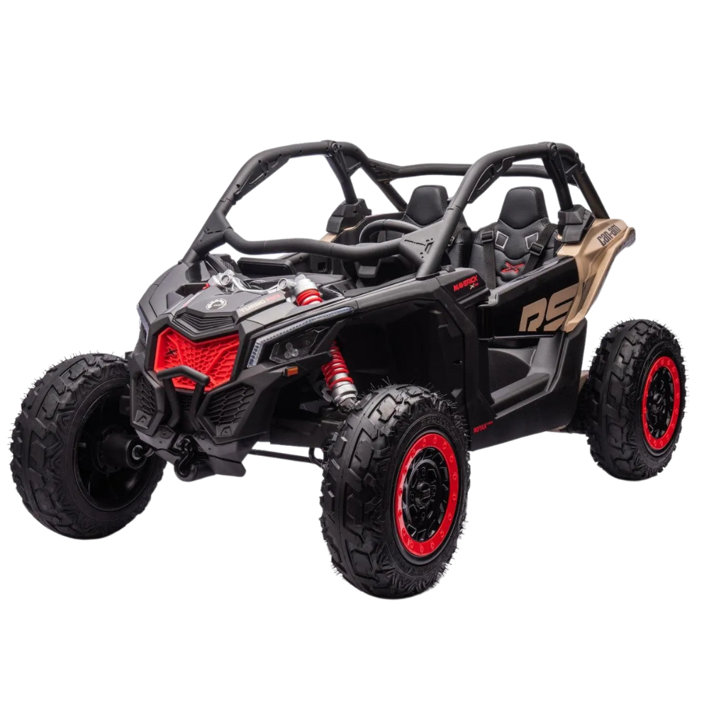 באגי 24V ממונעת 4x4 אורגינל גלגלי גומי אוויר CAN AM MAVERICK
