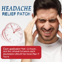 מדבקות עשבי מרפא לטיפול בכאבי ראש ומיגרנות