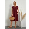 בורדו - שמלת Rose לנשים