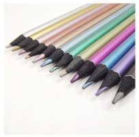עפרונות צביעה זוהרים - 12 יחידות
