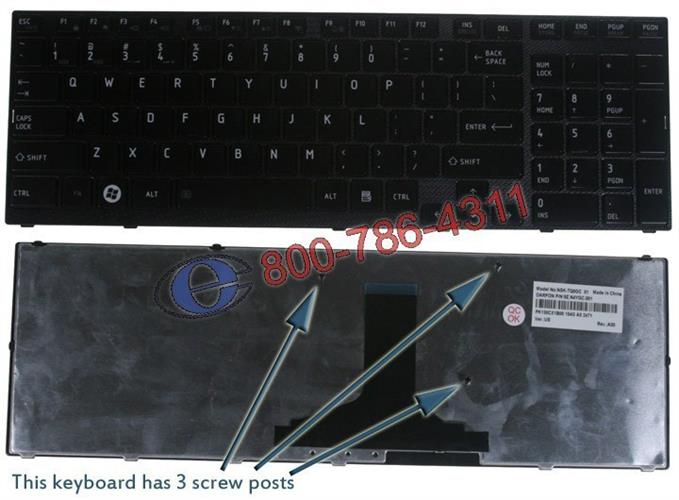 מקלדת למחשב נייד טושיבה Toshiba Satellite A660 A650 Laptop Keyboard 9Z.N4YGC.001 , NSK-TQ0GC